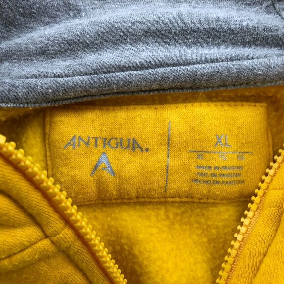 Golden State Warriors Men's Hoodie Jacket Size XL Full Zip NBA Yellow - Picture 3 of 10